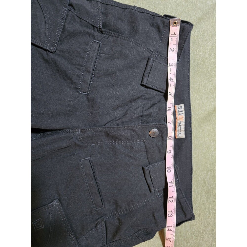 5.11 Tactical Pants Wmns Size 4 Cargo Ripstop Utility Combat Outdoor Work Black - Picture 4 of 5